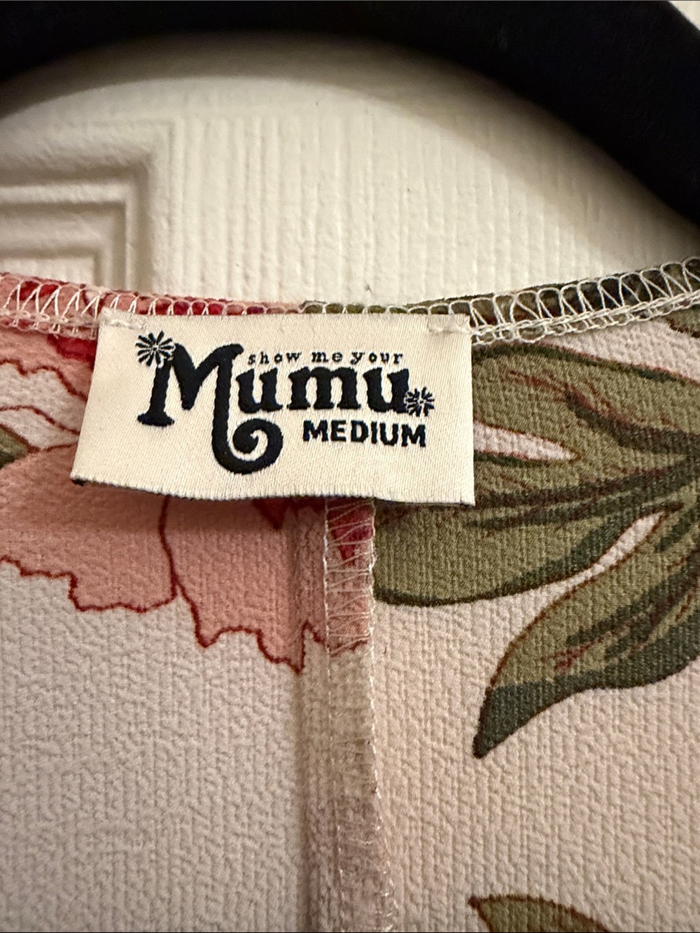 Show Me Your MuMu Cream Mini Dress with Roses Floral Print - Picture 2 of 6